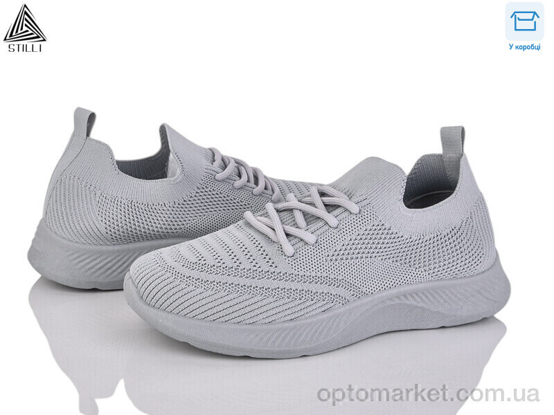 Купить Кросівки жіночі F309-3 Stilli сірий, фото 2