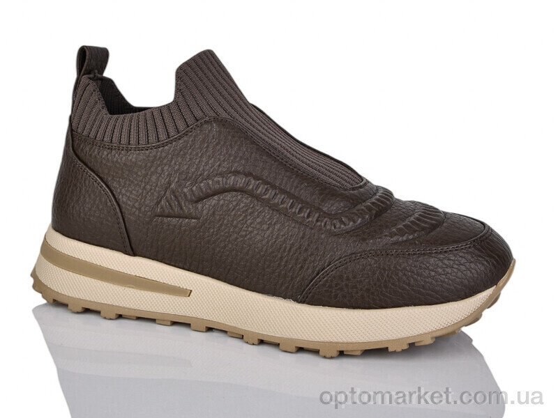 Купить Кросівки жіночі F499-23F Lino Marano коричневий, фото 2