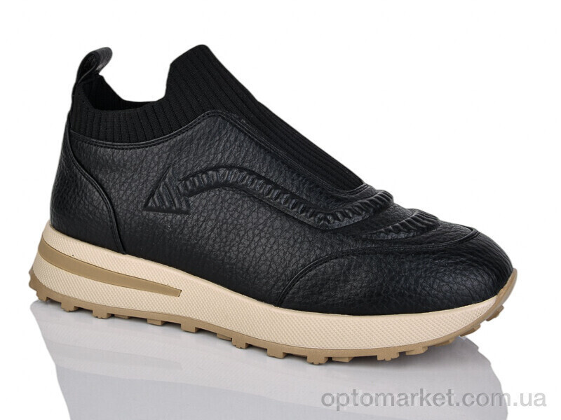 Купить Кросівки жіночі F499-F Lino Marano чорний, фото 2