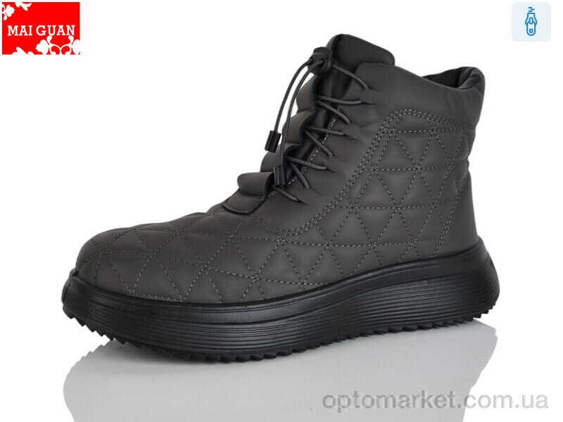 Купить Черевики жіночі F56-8 Maiguan сірий, фото 2