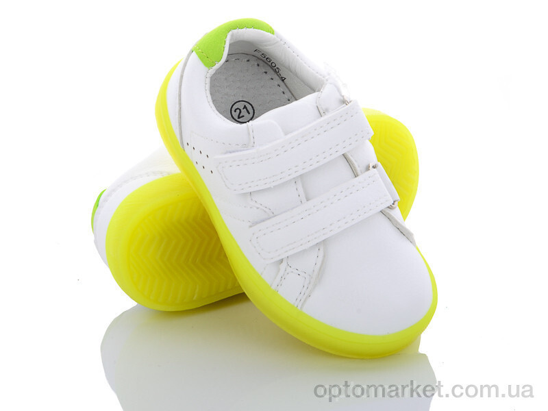 Купить Кросівки дитячі F5605-4 С.Луч білий, фото 2