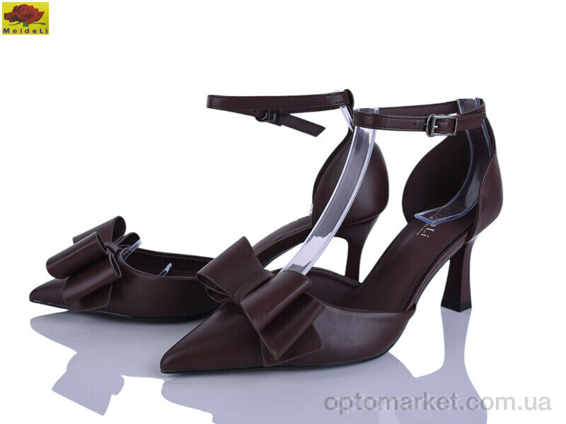 Купить Туфлі жіночі F566-40 Mei De Li коричневий, фото 2