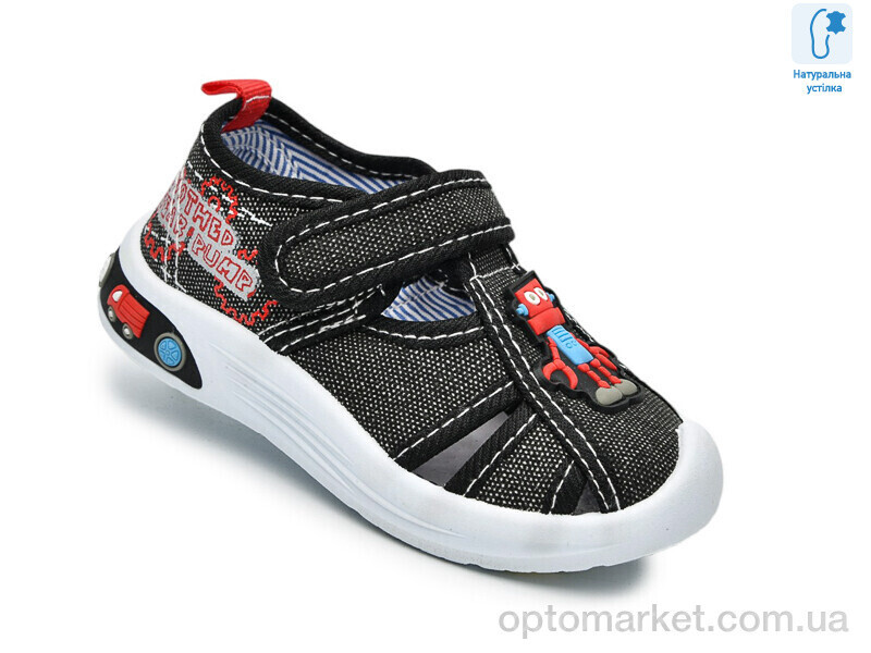 Купить Капці дитячі F65007H Флип чорний, фото 3