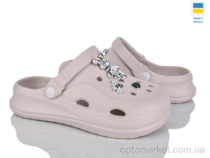 Купить Крокси жіночі F652 св.беж Fogo бежевий, фото 2