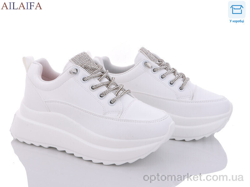 Купить Кросівки жіночі F66 white Aelida білий, фото 2