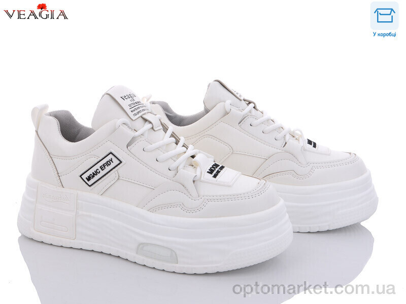 Купить Кросівки жіночі F901-7 Veagia білий, фото 2