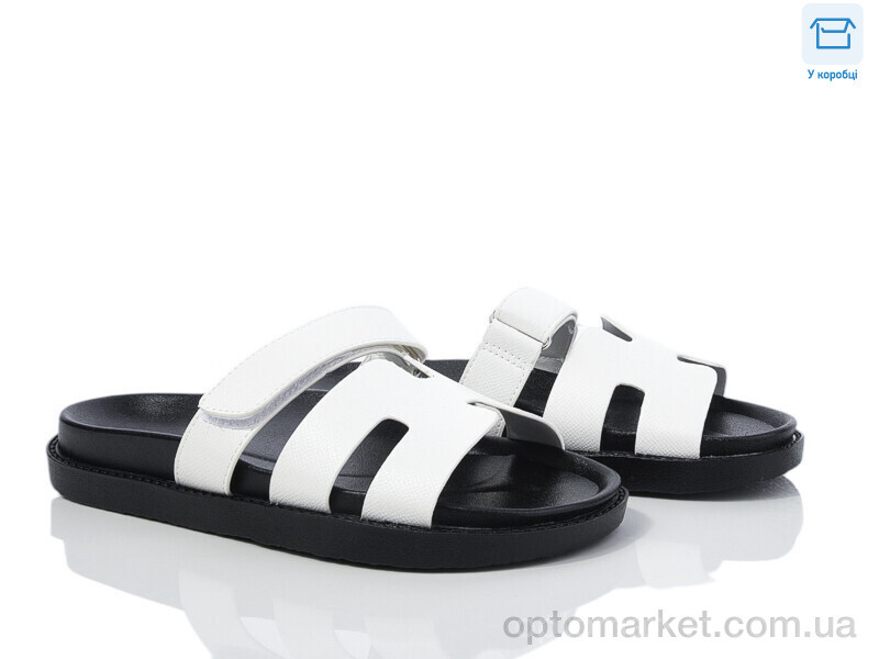 Купить Шльопанці жіночі F902-22 L&M білий, фото 2