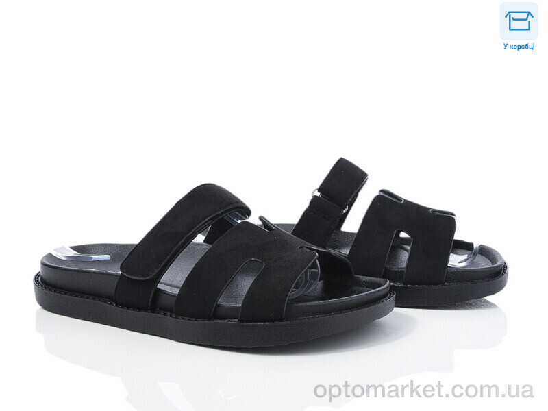 Купить Шльопанці жіночі F902-4 L&M чорний, фото 2