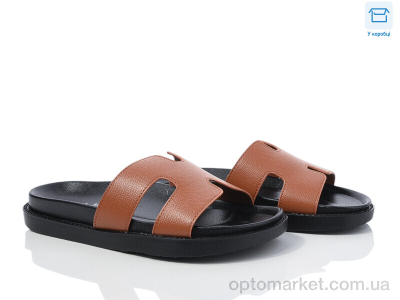 Купить Шльопанці жіночі F903-5 L&M коричневий, фото 2