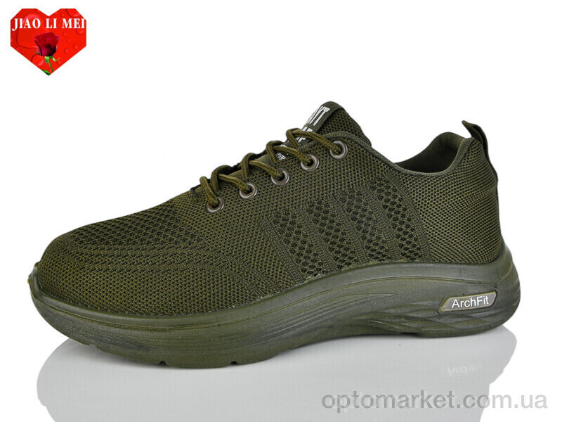 Купить Кросівки чоловічі F91-5 Jiao Li Mei зелений, фото 2