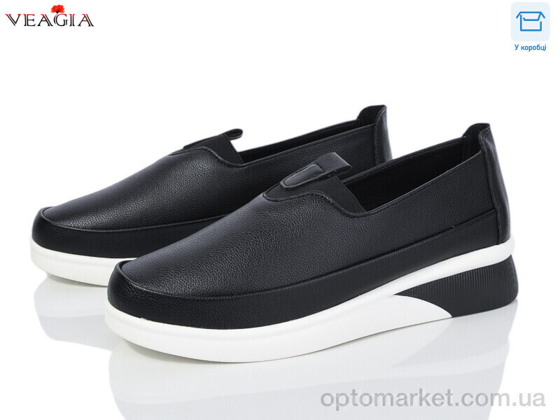 Купить Туфлі жіночі FD31-1 Veagia чорний, фото 2