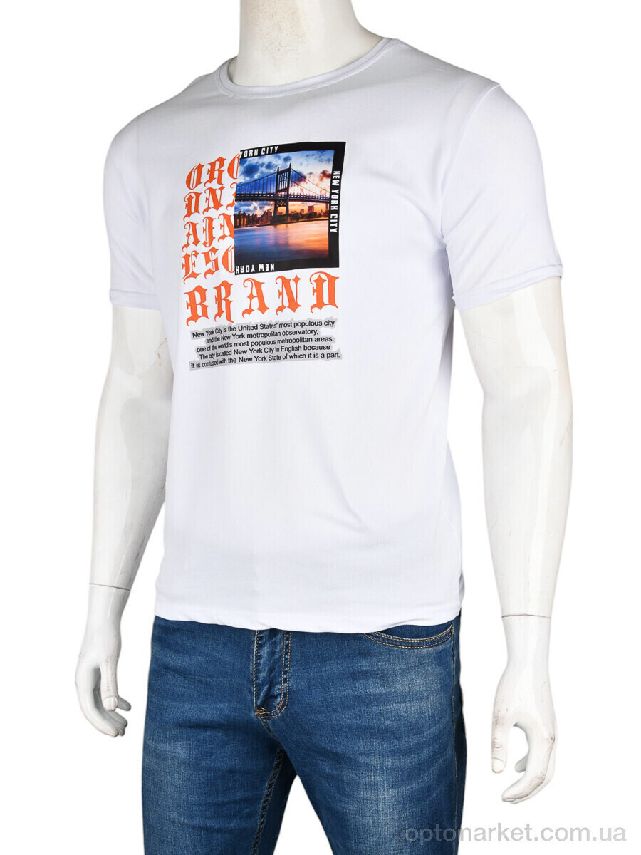 Купить Футболка чоловічі FM-2 (10961) white Verton білий, фото 4