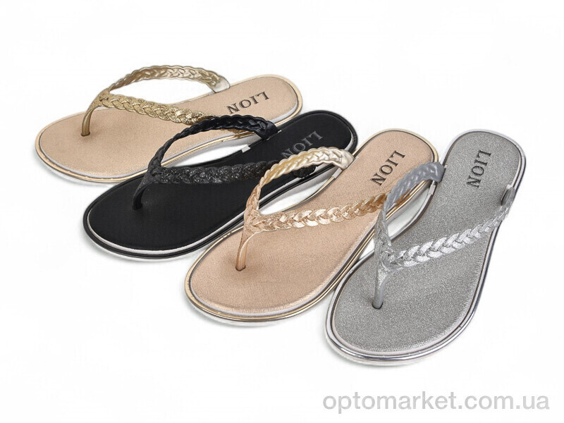 Купить Шльопанці жіночі FY888-1 mix Lion мікс, фото 2