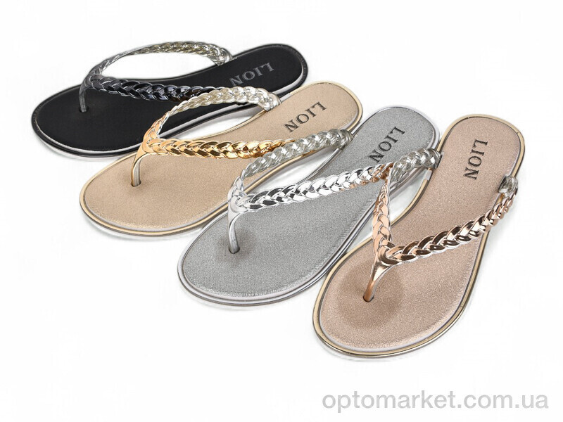 Купить Шльопанці жіночі FY888-2 mix Lion мікс, фото 2