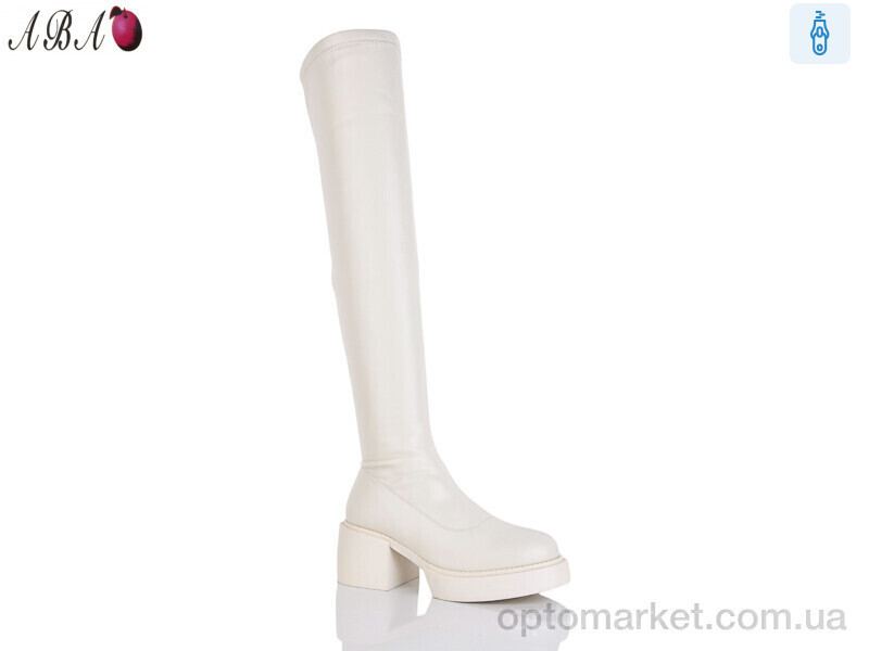 Купить Ботфорти жіночі G011 Алена Ван бежевий, фото 2