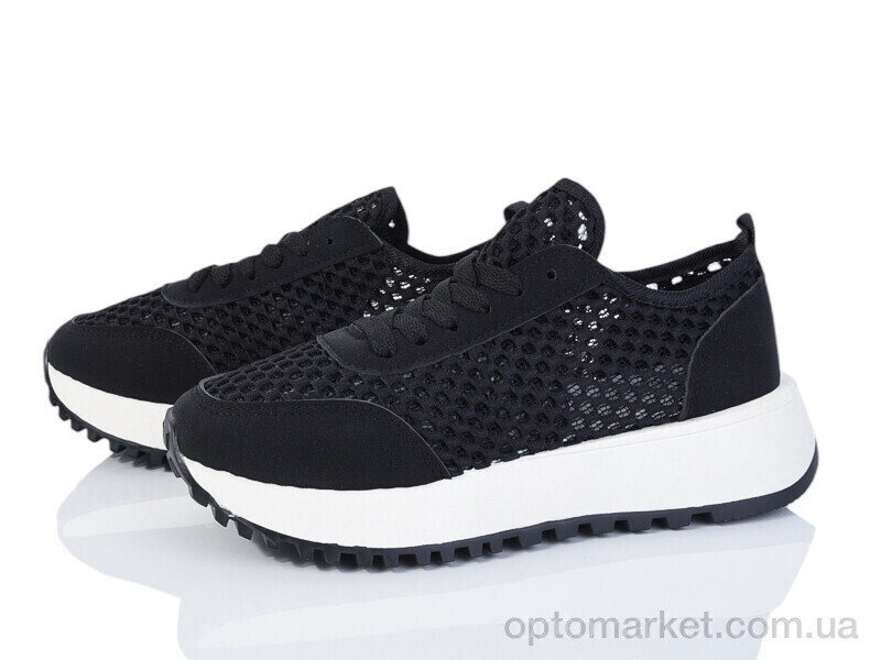 Купить Кросівки жіночі G06-1 Baolikang чорний, фото 2