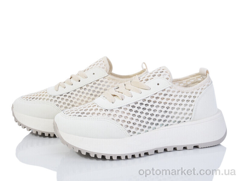 Купить Кросівки жіночі G06-5 Baolikang бежевий, фото 2