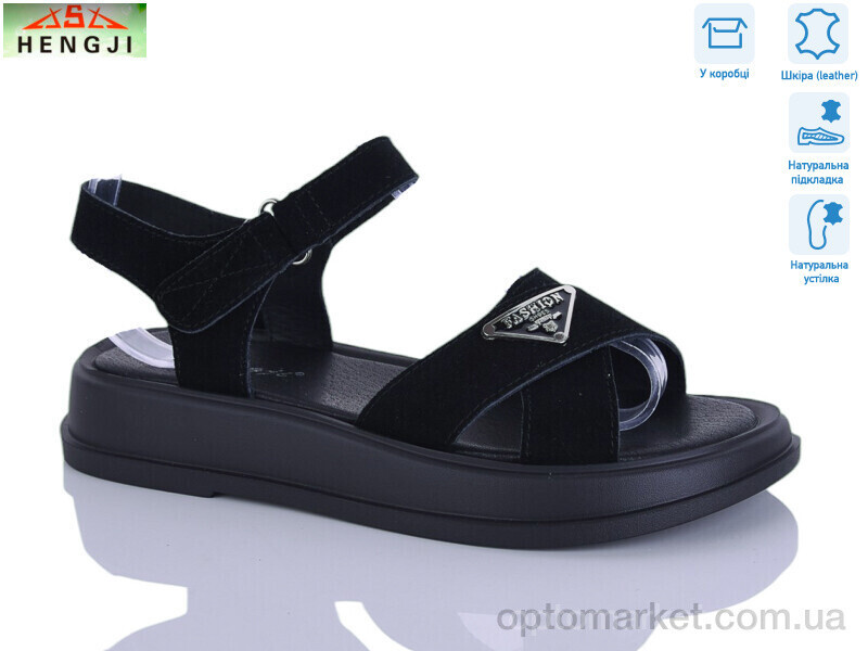 Купить Босоніжки жіночі G07-5 Hengji чорний, фото 2