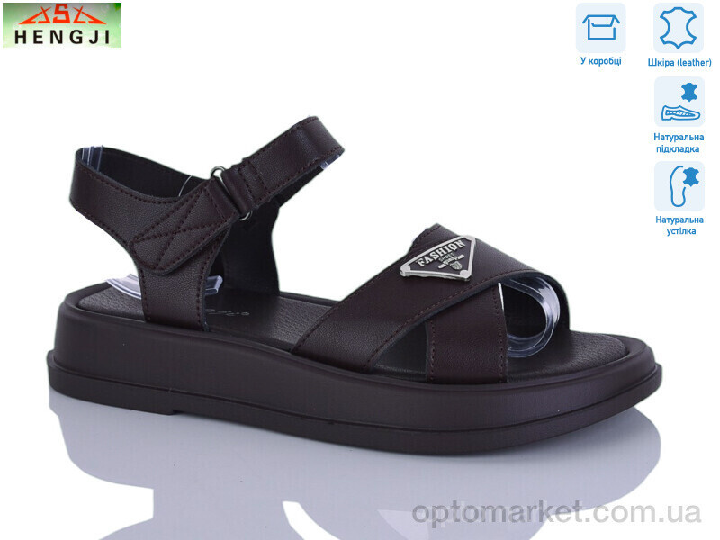 Купить Босоніжки жіночі G07-6 Hengji коричневий, фото 2