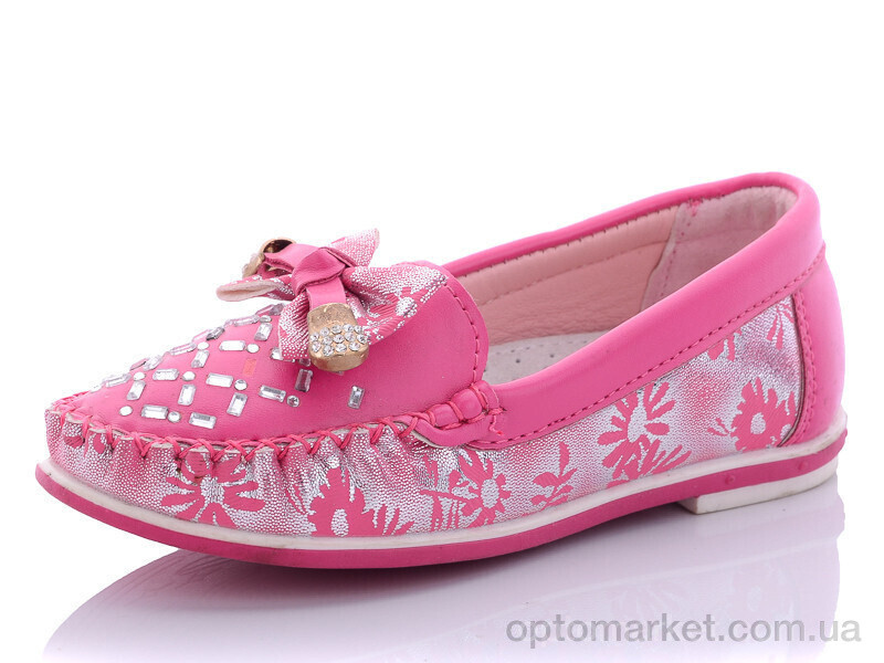 Купить Мокасини дитячі G119-5 Y.Top рожевий, фото 2