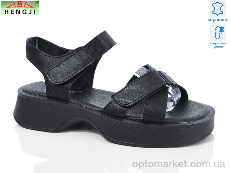 Купить Босоніжки жіночі G177-1 Hengji чорний, фото 2