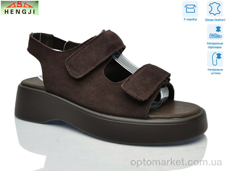 Купить Босоніжки жіночі G185-8 Hengji коричневий, фото 2