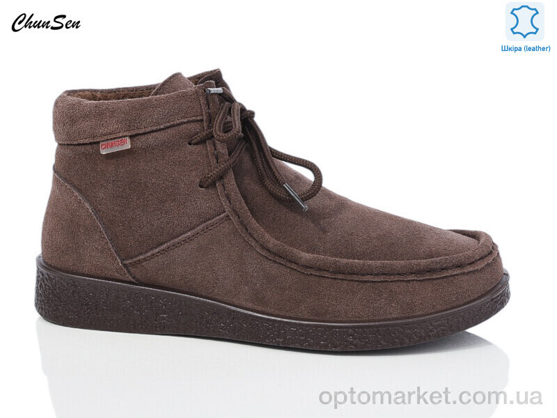 Купить Черевики жіночі G511-2 Chunsen коричневий, фото 2