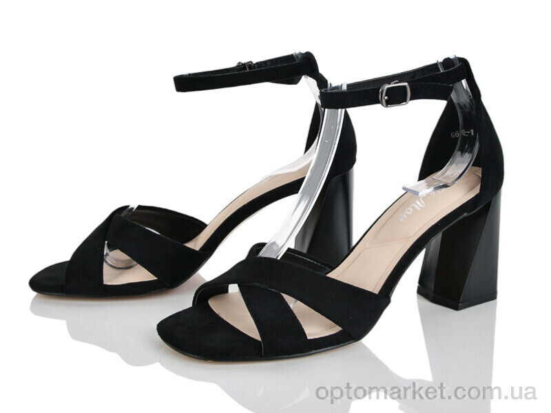 Купить Босоніжки жіночі G610-1 Lemon чорний, фото 2