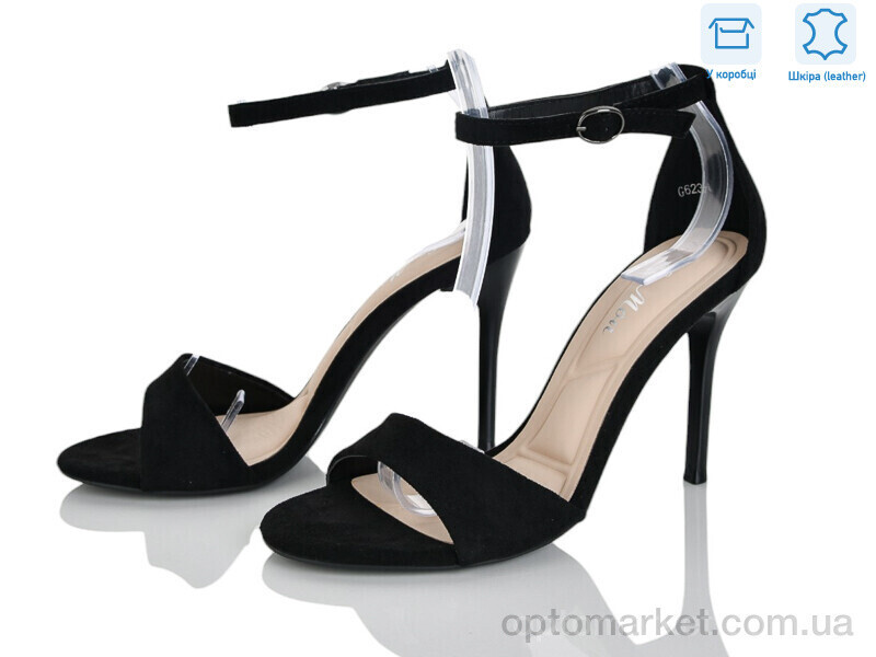 Купить Босоніжки жіночі G623-1 Lemon чорний, фото 2