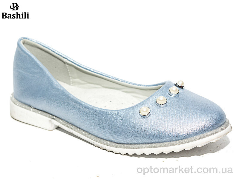 Купить Туфлі дитячі G8122-3 Башили блакитний, фото 2