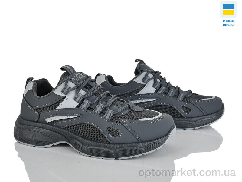 Купить Кросівки жіночі Гіпаніс Ж676 графіт-св.сірий Gipanis сірий, фото 2