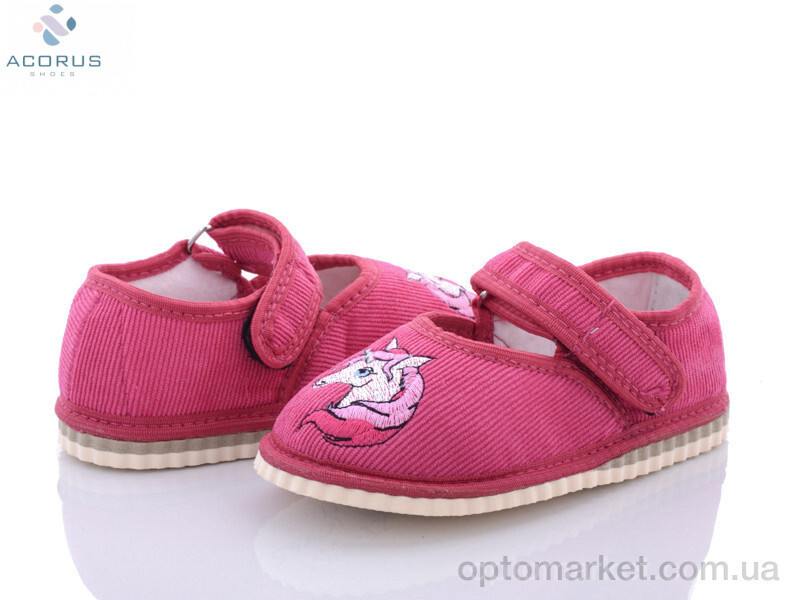 Купить Капці дитячі Глазки розовый единорог Acorus рожевий, фото 2