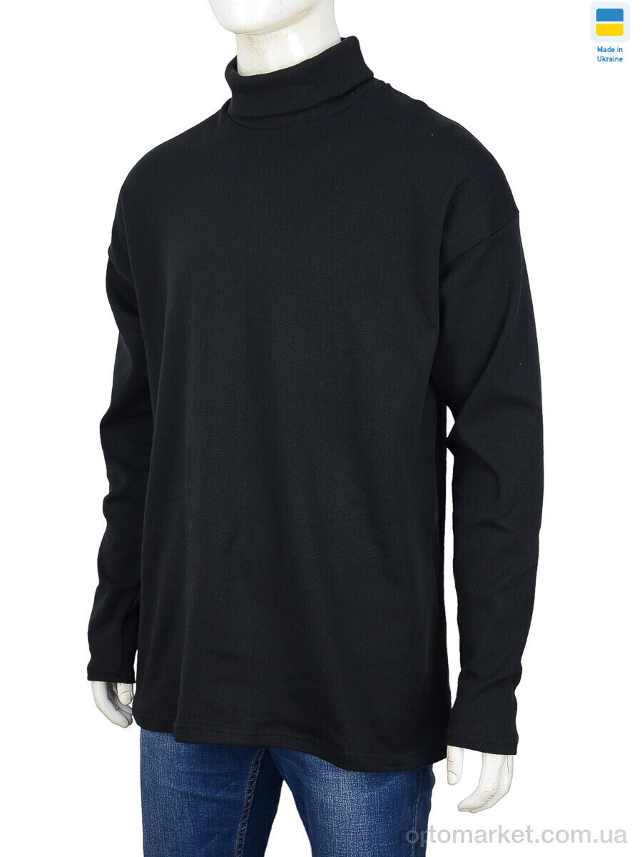 Купить Водолазка чоловічі Гольф батал чорний Banko чорний, фото 4