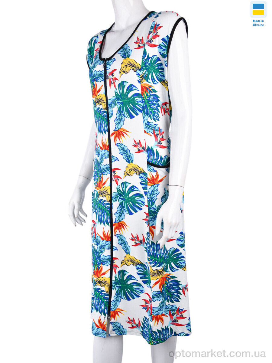 Купить Халат жіночі H001-5 l.blue Banko блакитний, фото 4