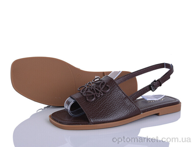 Купить Босоніжки жіночі H122-2 Loretta коричневий, фото 2