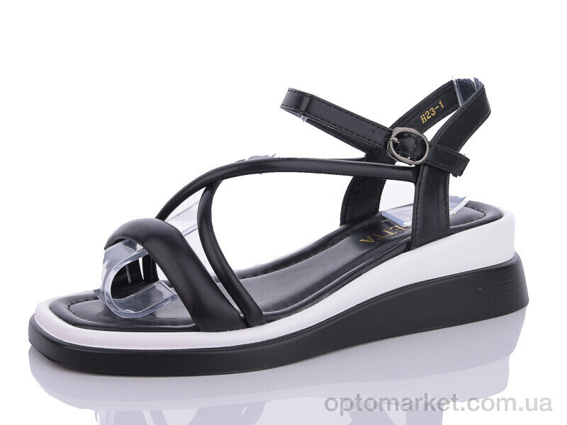 Купить Босоніжки жіночі H23-1 Loretta чорний, фото 2