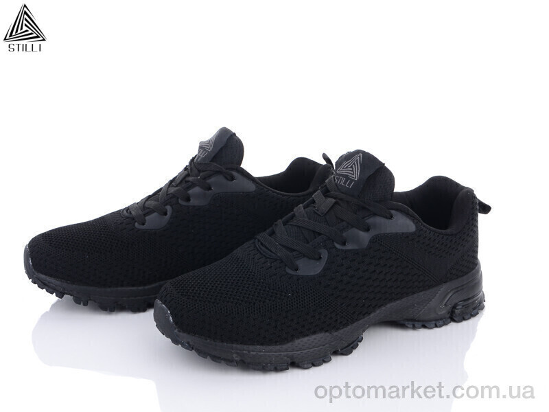 Купить Кросівки чоловічі H296-1 піна Stilli чорний, фото 2