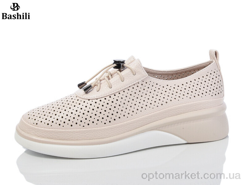 Купить Туфлі жіночі H63A26-11 Башили бежевий, фото 2