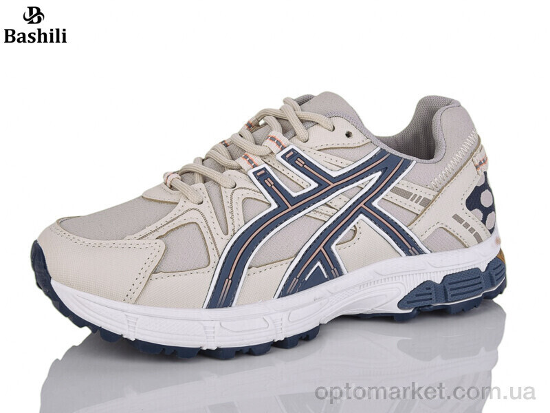 Купить Кросівки жіночі H6501-110 Башили бежевий, фото 2