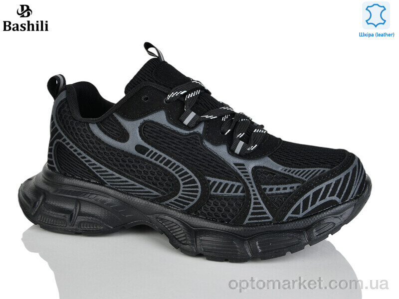 Купить Кросівки жіночі H65107-2 Башили чорний, фото 2