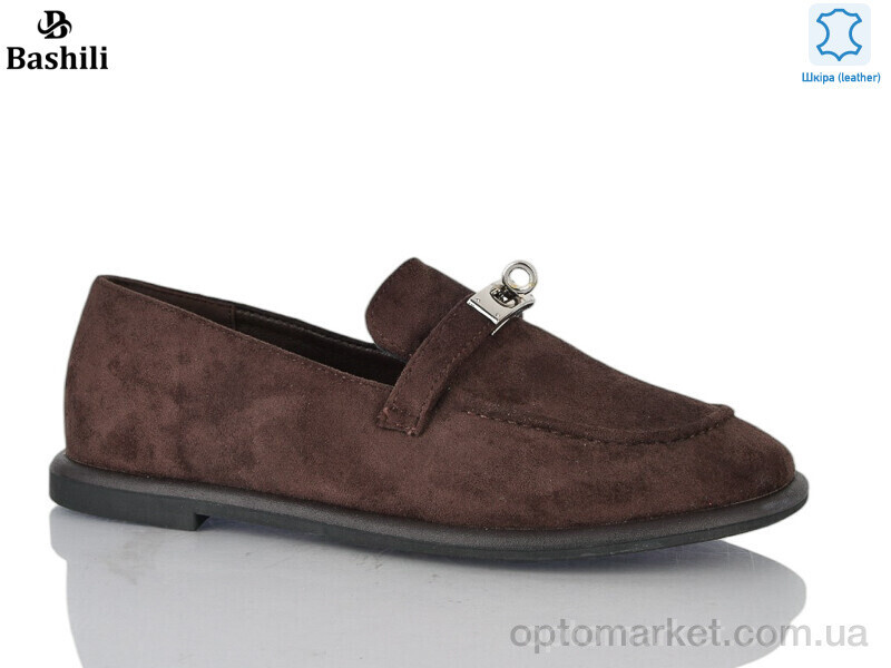 Купить Туфлі жіночі H65110-8 Башили коричневий, фото 2