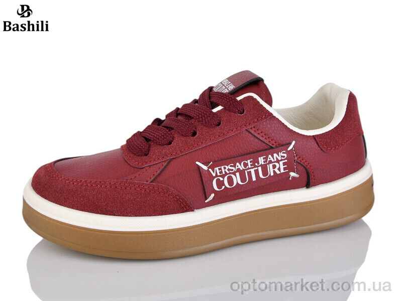 Купить Кросівки жіночі H6513-13 Башили бордовий, фото 2