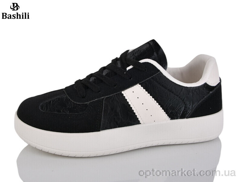 Купить Кросівки жіночі H6517-211 Башили чорний, фото 2