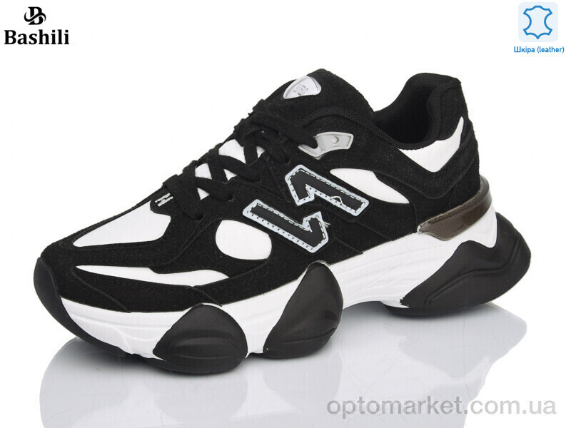 Купить Кросівки жіночі H6527-12 Башили чорний, фото 2