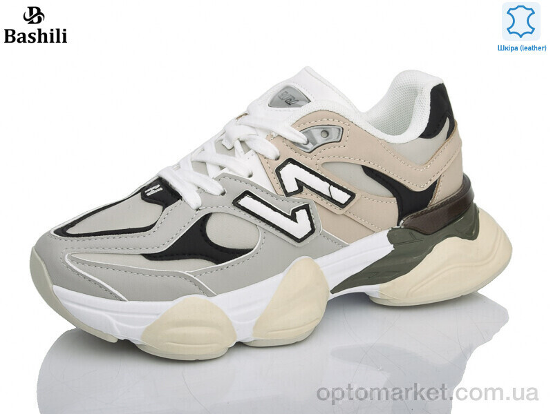 Купить Кросівки жіночі H6527-731 Башили сірий, фото 2