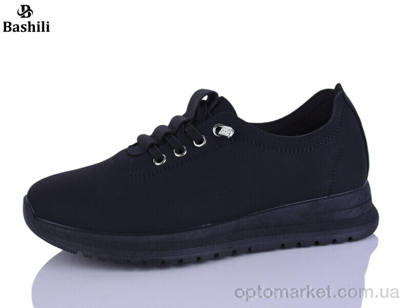 Купить Кросівки жіночі H6550-22 Башили чорний, фото 2