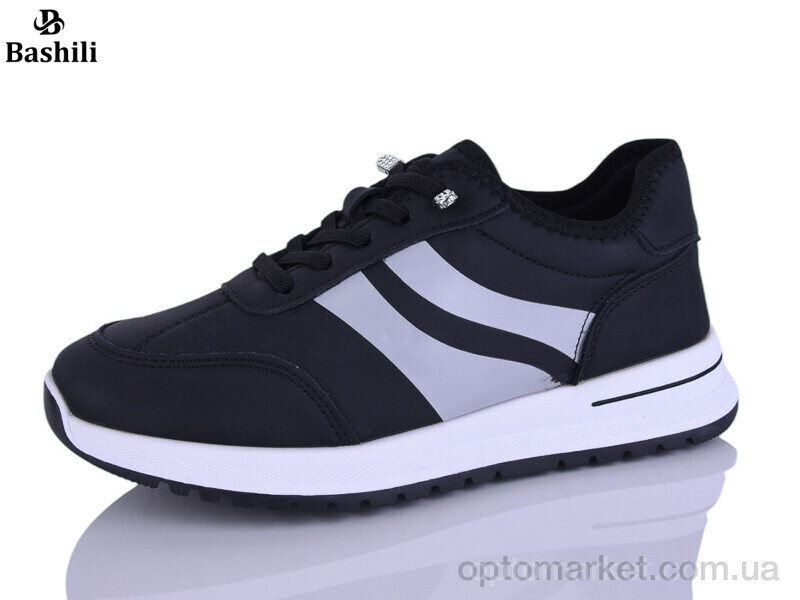 Купить Кросівки жіночі H6558-2 Башили чорний, фото 2