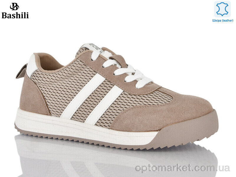 Купить Кросівки жіночі H6563-18 Башили коричневий, фото 2