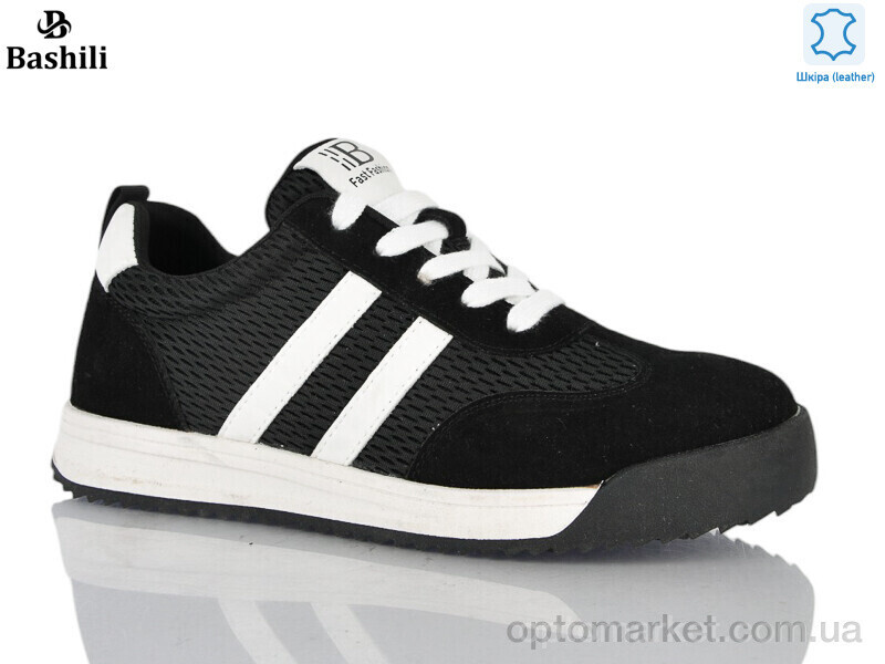 Купить Кросівки жіночі H6563-2 Башили чорний, фото 2