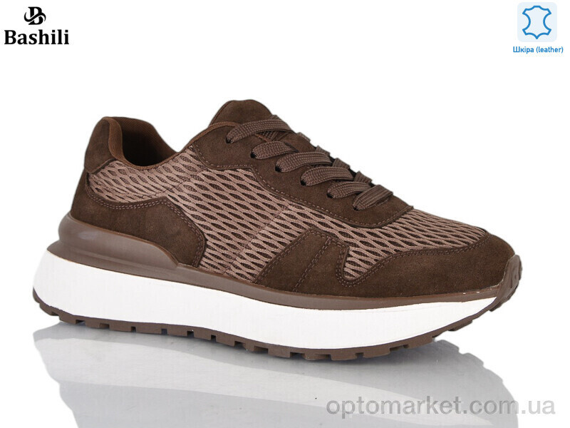 Купить Кросівки жіночі H6565-8 Башили коричневий, фото 2